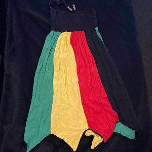 Girls dress. Multi colored purchased in Jamacia size L